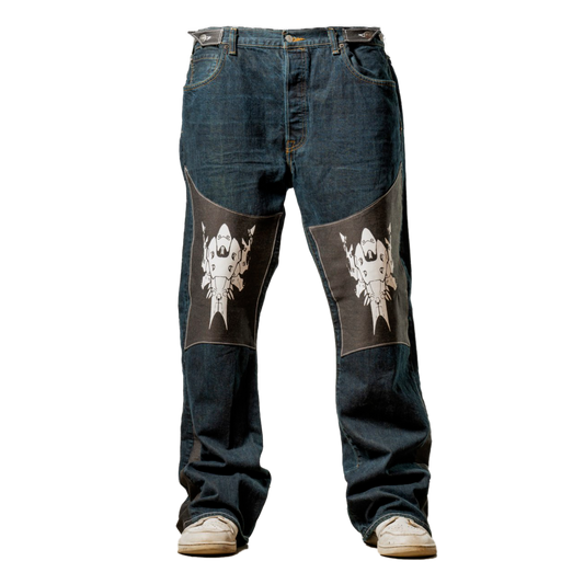 Dark Cyan Jeans